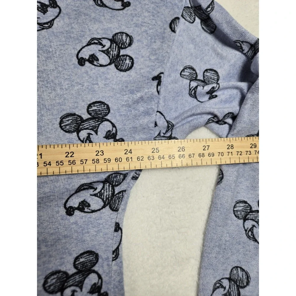 Disney Mickey Mouse 2 Piece Lounge Sleep Jogger Set Size XL Soft‎ Slouchy Blue